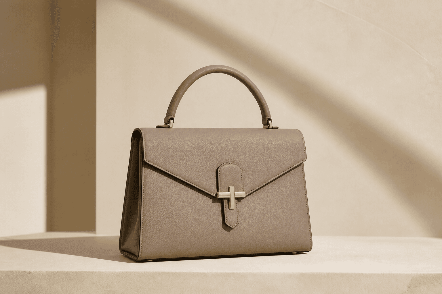 Nova Structured Top-Handle Bag editorial campaign